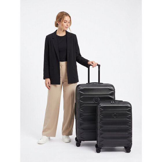 Delsey Paris Set di valigie Meteor a 4 ruote S+M espandibile