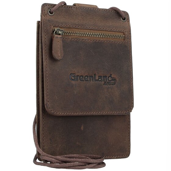 Greenland Nature Montenegro Borsa da petto RFID in pelle 11 cm
