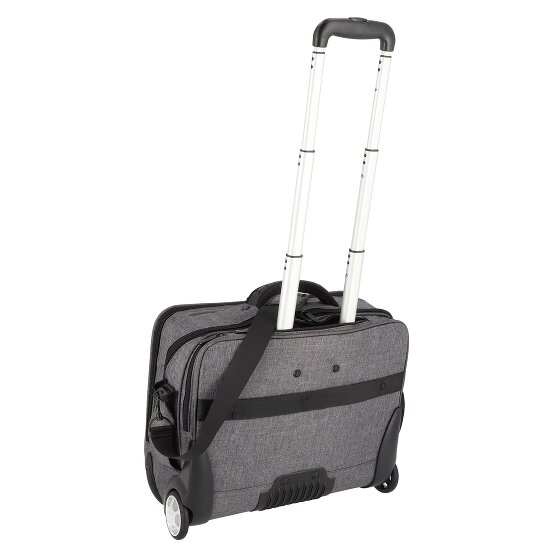 Dermata 2 ruote Carrello business 44 cm Scomparto per laptop