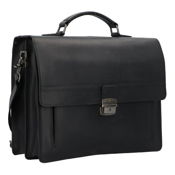 Burkely Cartella Scott vintage in pelle 38 cm