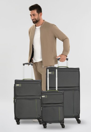 d&n Travel Line 6704 Set di valigie a 4 ruote 3 pz.