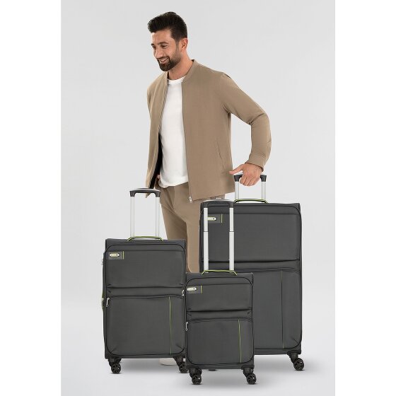 d&n Travel Line 6704 4 ruote Set di valigie 3 pezzi