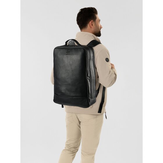 Harbour 2nd City Lights Zaino da giorno Vera Pelle 44 cm Vano porta PC