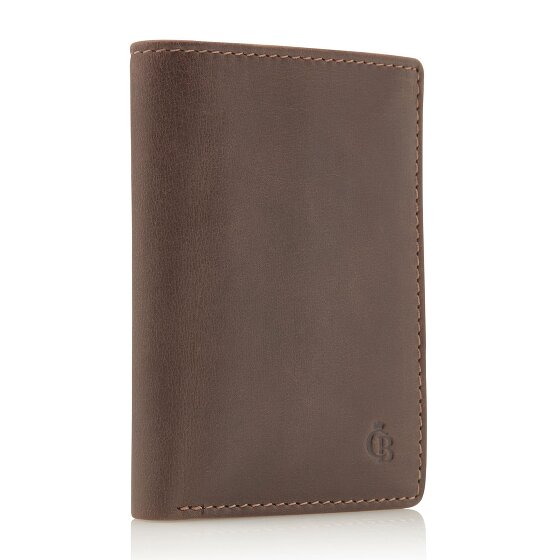 Castelijn & Beerens Canyon Custodia per carte di credito RFID in pelle 7,5 cm