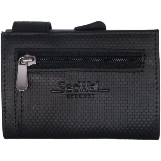 SecWal SecWal 1 portafoglio porta carte di credito RFID in pelle 9 cm