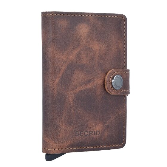 Secrid Miniwallet Vintage Custodia per carte di credito Portafoglio RFID in pelle 6,5 cm