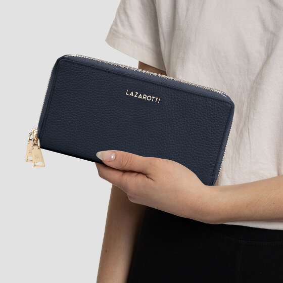 Lazarotti Bologna Leather Portafoglio Protezione RFID Pelle 20 cm