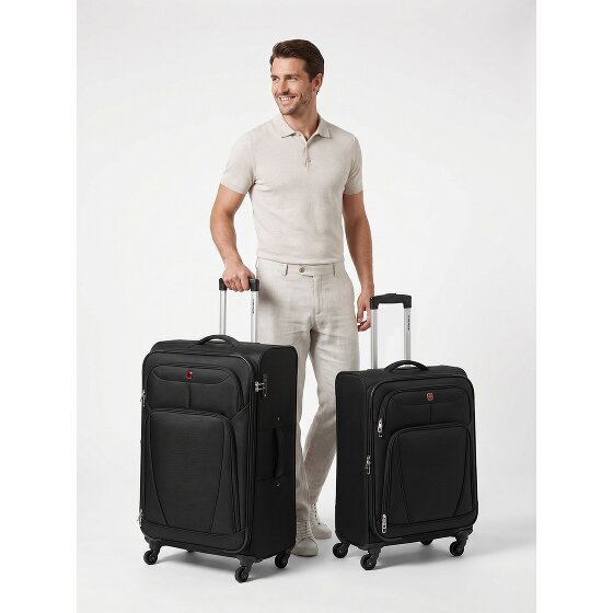 Wenger Beaumont 4 ruote Set di valigie 2 pezzi con piega di espansione