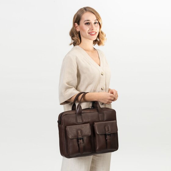 Farmhood Memphis Valigetta Pelle 39 cm Scomparto per laptop