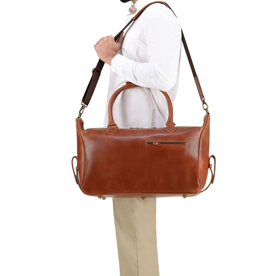 Buckle & Seam Borsa da viaggio Linwood in pelle 50 cm