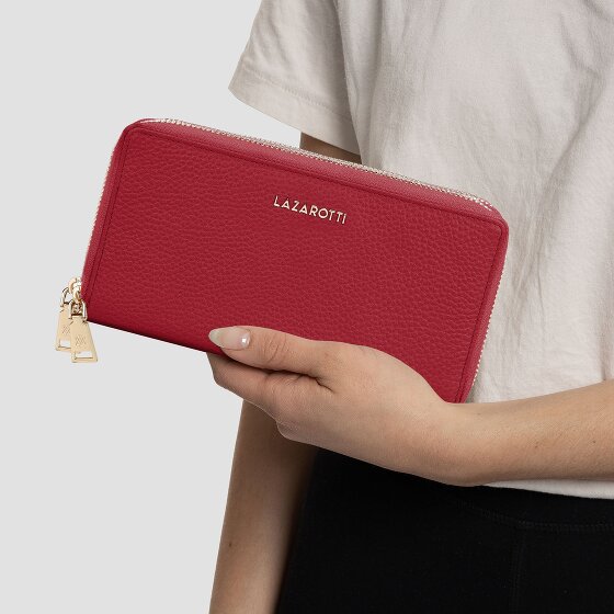 Lazarotti Bologna Leather Portafoglio Protezione RFID Pelle 20 cm