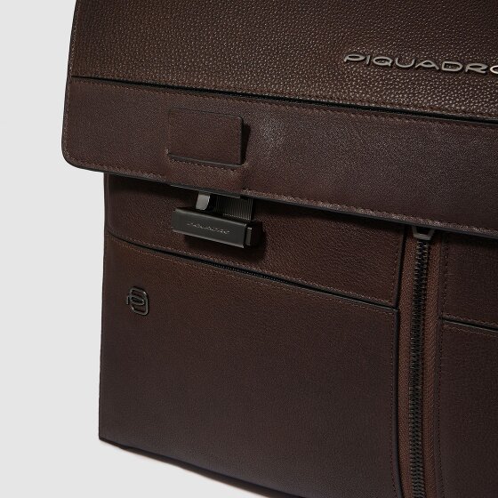 Piquadro Hedley Cartella Messenger Protezione RFID Pelle 42 cm Scomparto per laptop