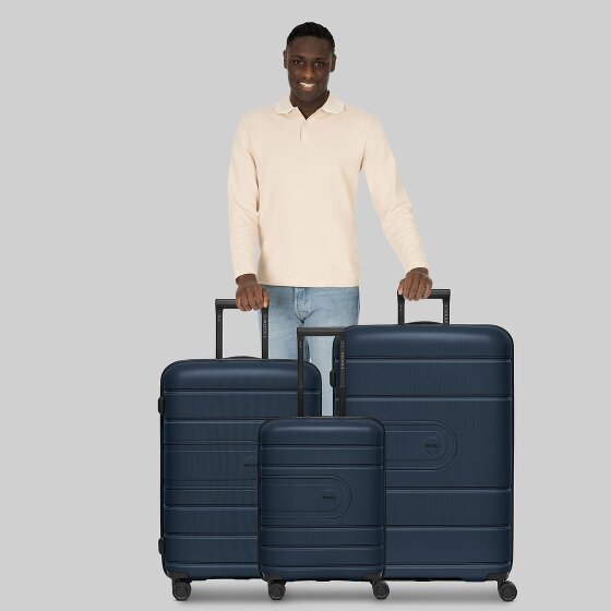 Redolz Essentials 11 4 ruote Set di valigie 3 pezzi con piega di espansione