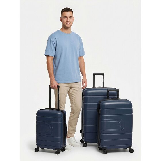 Redolz Essentials 11 4 ruote Set di valigie 3 pezzi con piega di espansione