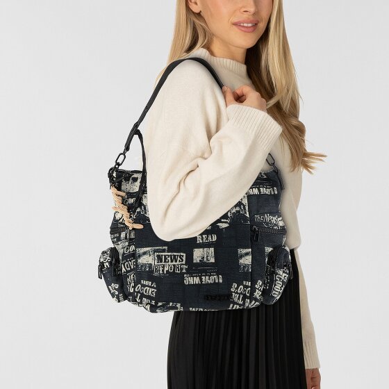 Desigual Newspaper Arica Borsa a tracolla 30 cm