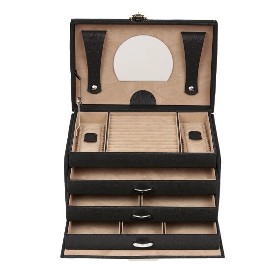 Windrose Beluga Scatola per gioielli Pelle 24.5 cm