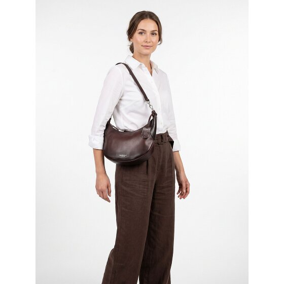 Burkely Ledger Borsa a spalla Vera Pelle 30 cm