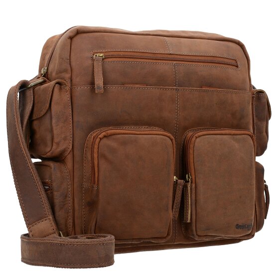 Greenland Nature Montenegro borsa a tracolla in pelle 33 cm scomparto per laptop
