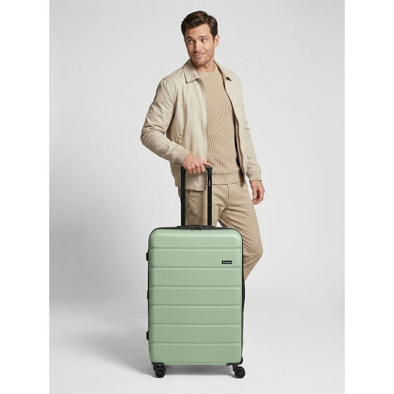 Saxoline Miami 4 ruote Carrello L 75 cm con piega di espansione