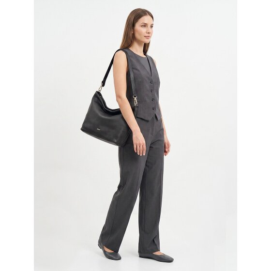abro Ebony Borsa a spalla Vera Pelle 39 cm