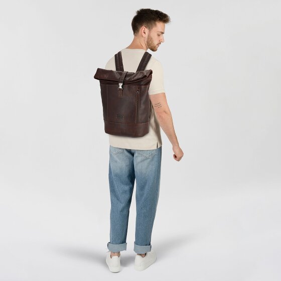 Jack Kinsky Porto Zaino da giorno Pelle 43 cm Scomparto per laptop