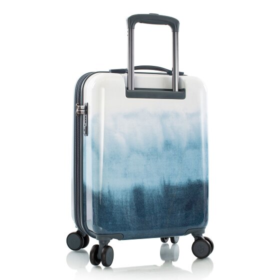 Heys Black Camo 4 ruote Carrello della cabina S 53 cm con piega di espansione