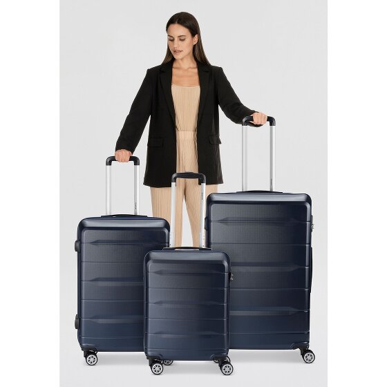 Benzi 5583 4 ruote Set di valigie 3 pezzi