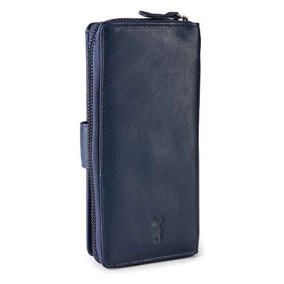 Jack Kinsky Livorno 1026 Portafoglio Protezione RFID Vera Pelle 19 cm