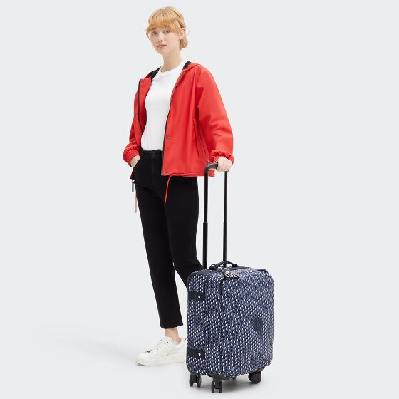 Kipling Basic Prt Spontaneous 4 ruote Carrello della cabina S 53 cm