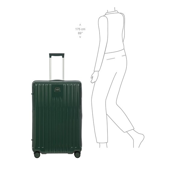 Bric's Positano 4 ruote Carrello 78 cm con piega di espansione