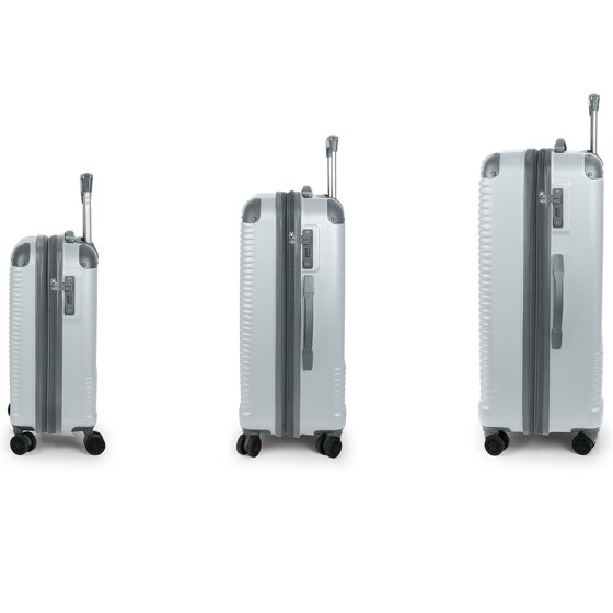 Gabol Balance XP 4 ruote Set di valigie 3 pezzi con piega di espansione