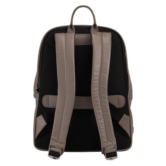 DuDu New York Zaino da giorno Vera Pelle 41 cm Vano porta PC