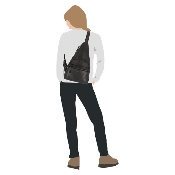 Harbour 2nd Anchor Love Merlin Borsa a tracolla Pelle 23 cm Harbour 2nd Anchor Love Merlin Borsa a tracolla Pelle 23 cm