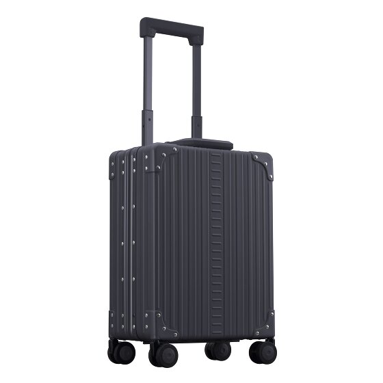 Aleon Trolley cabina Business a 4 ruote in Alluminio, 50 cm, con scomparto per laptop