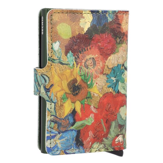 Secrid Art Custodia per carte di credito RFID in pelle 6 cm