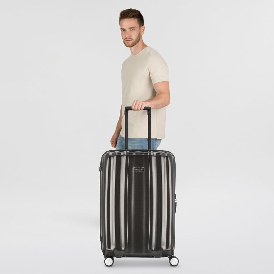 Samsonite Lite-Cube Dlx Chrome 4 ruote Carrello 76 cm