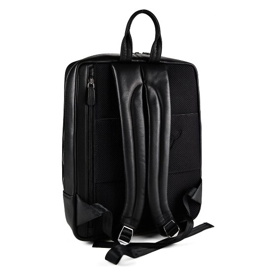 Braun Büffel Golf 3.0 Zaino da lavoro Vera Pelle 37 cm Vano porta PC