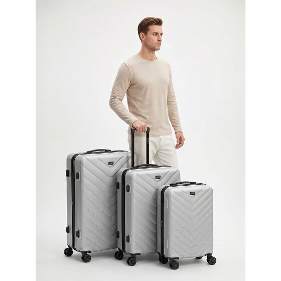 Redolz Essentials 07 3-SET 4 ruote Set di valigie 3 pezzi