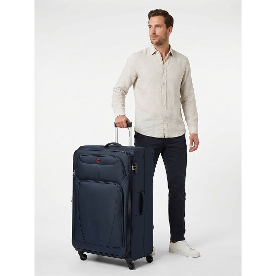 Wenger Carrello Beaumont a 4 ruote XL da 87 cm, misura speciale con tasca espandibile