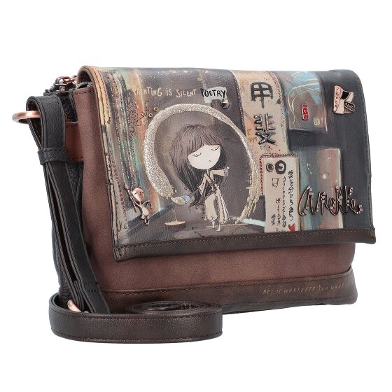 Anekke Shoen Brown Borsa a tracolla 26 cm