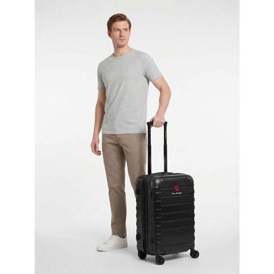 Tonino Lamborghini Milano 4 ruote Trolley cabina S 54 cm espandibile