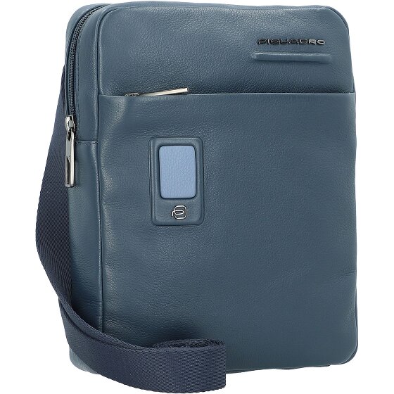 Piquadro Akron Borsa a tracolla in pelle 22 cm