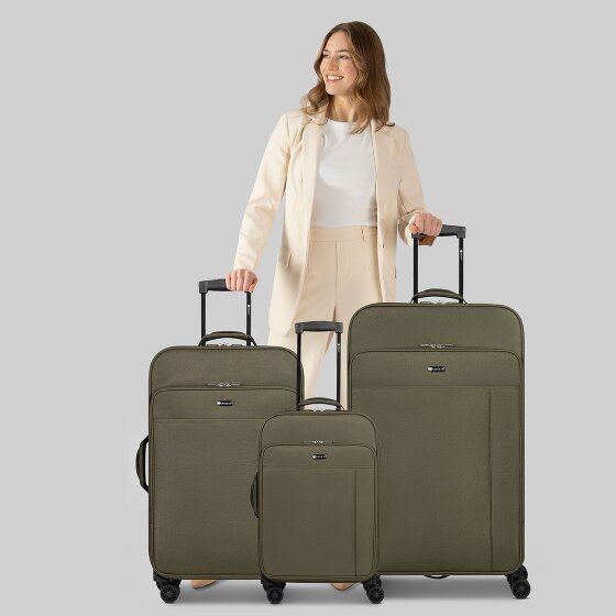 Check.In Sevilla 2.0 4 ruote Set di valigie 3 pezzi