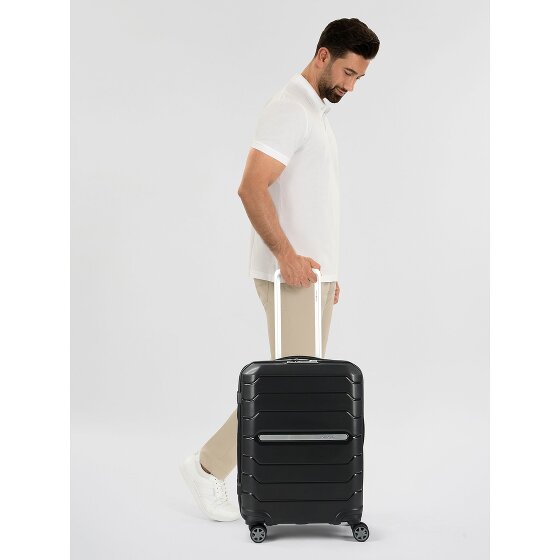 Samsonite Flux 4 ruote Carrello della cabina 55 cm con piega di espansione