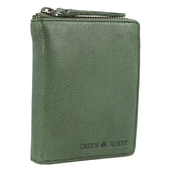 Greenburry Portafoglio in pelle lavata vintage 10 cm