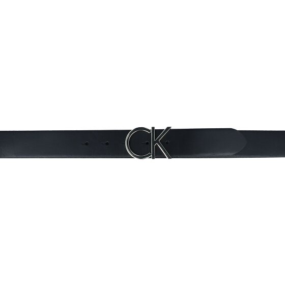 Calvin Klein Cintura con logo CK in pelle