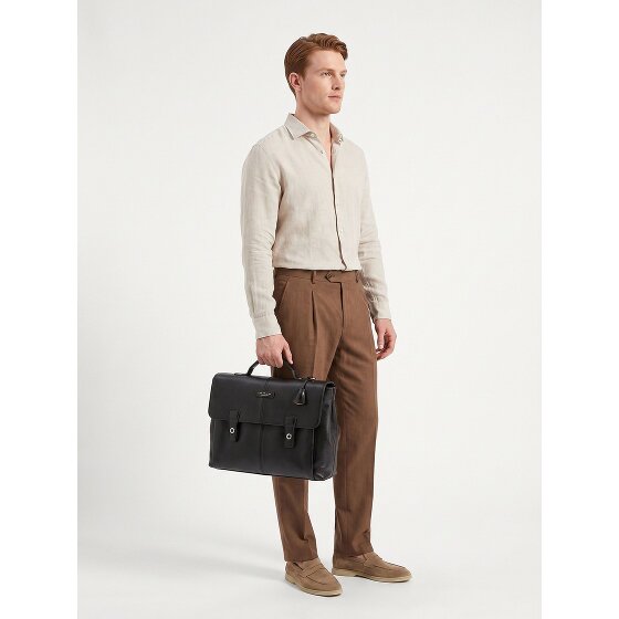 The Bridge Biagio Cartella Messenger Vera Pelle 41 cm Vano porta PC