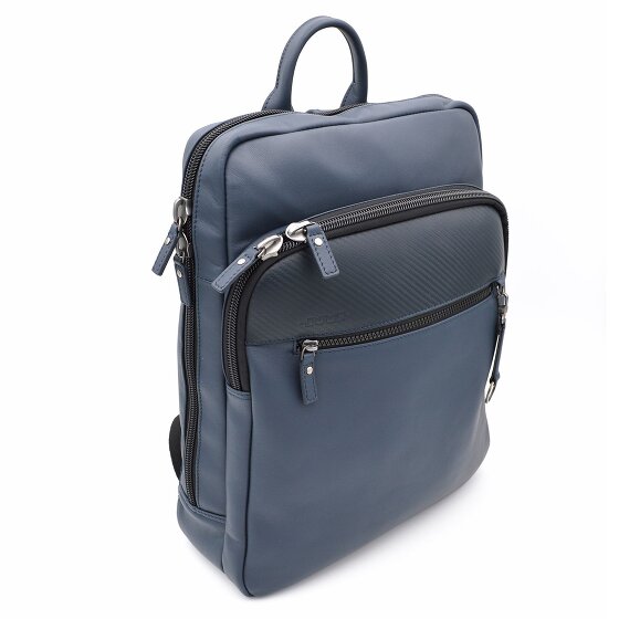 Jump Zaino Boston 39 cm in pelle con scomparto per laptop Jump Zaino Boston 39 cm in pelle con scomparto per laptop