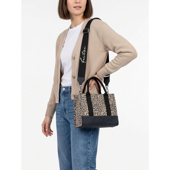 Fritzi aus Preußen Izzy09 Limited Cheetah Camel Borsetta 26 cm