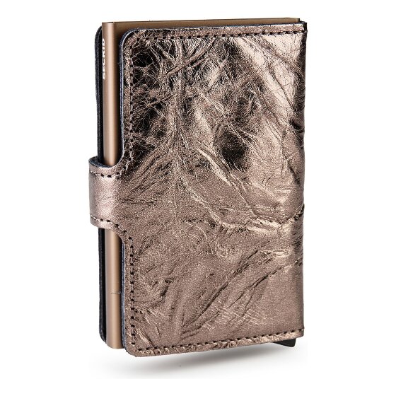 Secrid Miniwallet Crunch Custodia per carte di credito RFID in pelle 6,5 cm